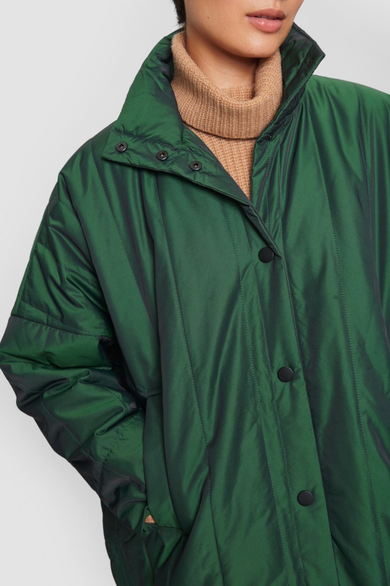 Changeant nylon jacket