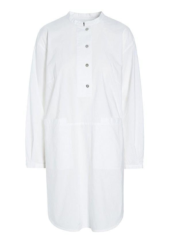 Core cotton blouse with pocket