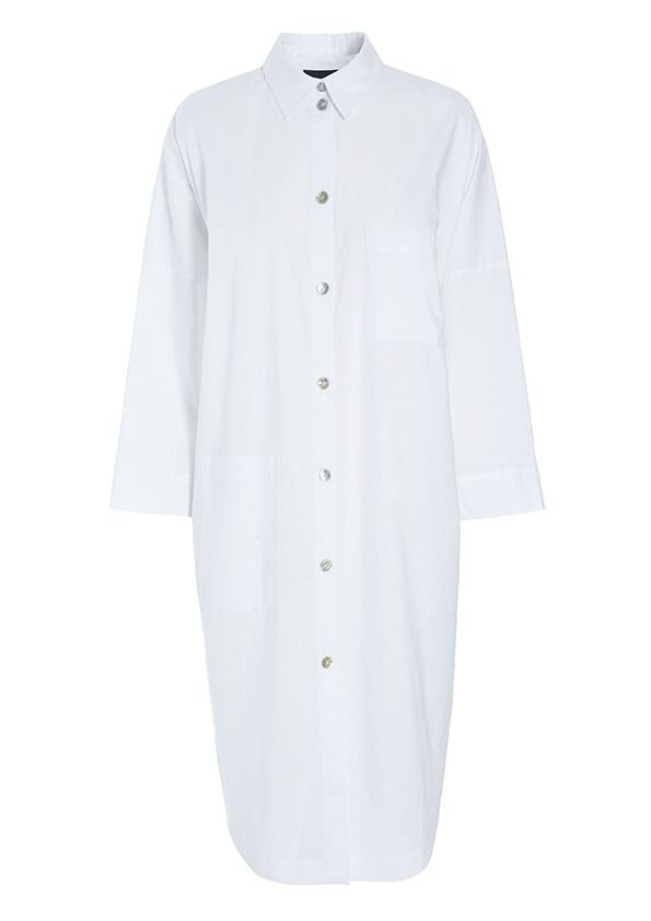 Core cotton shirt dress