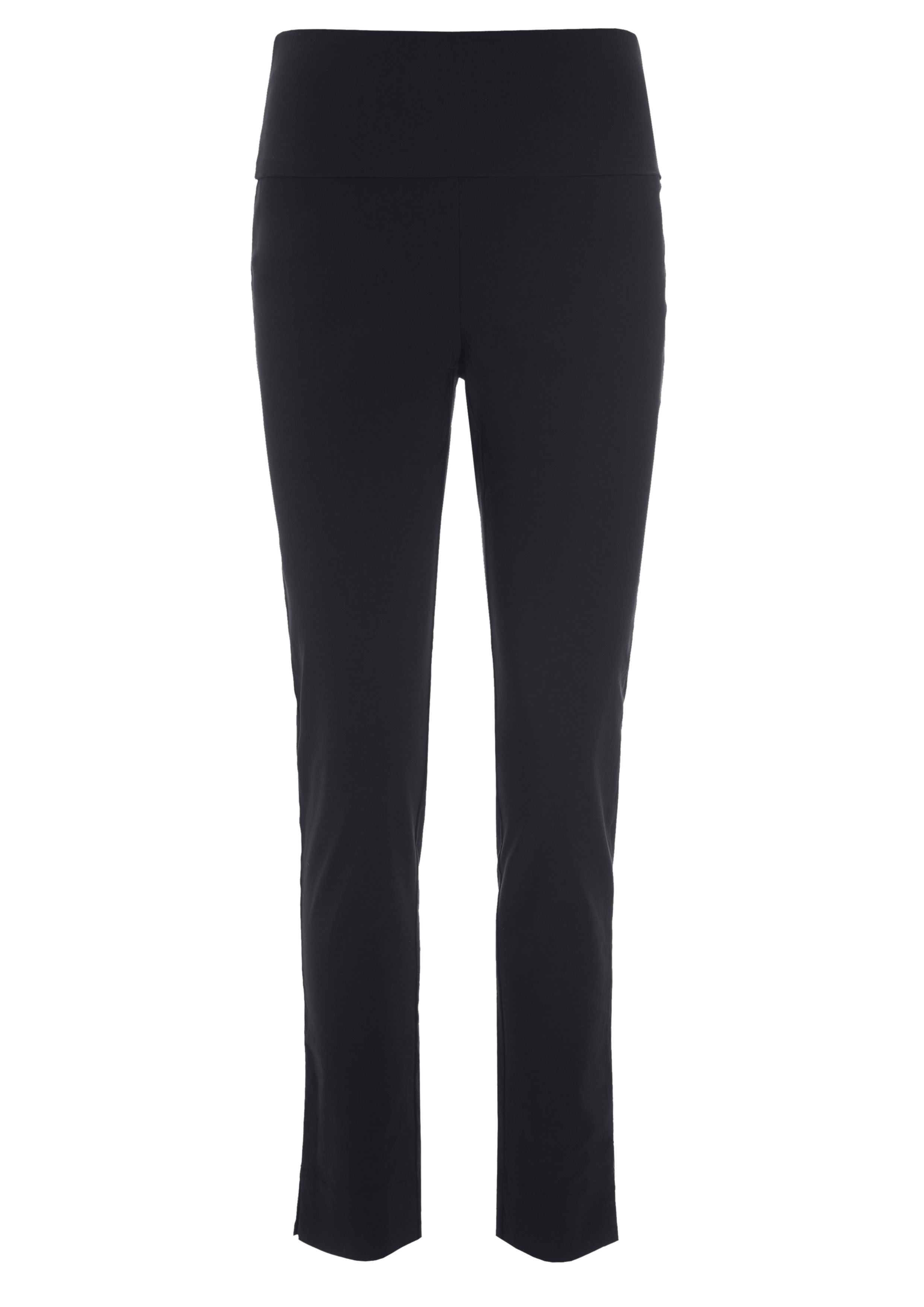Magic stretch trousers with slits b length