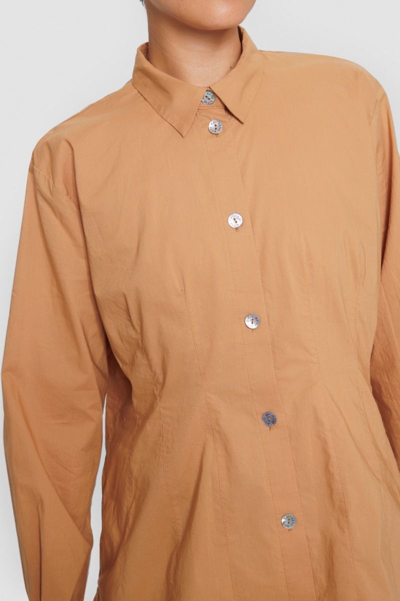 Core cotton skjorte med krave