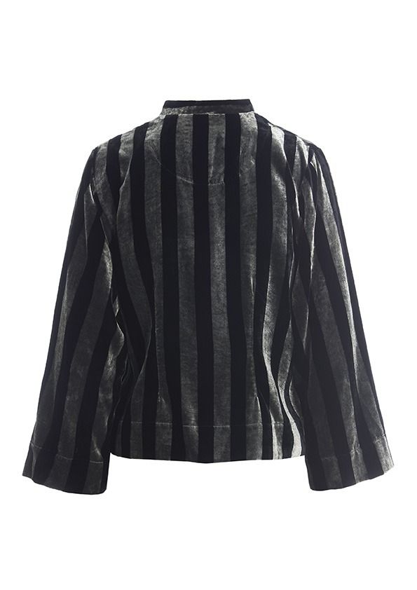 Velvet stripe jakke