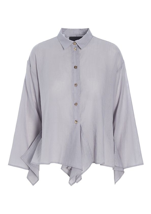Blur cotton skjorte