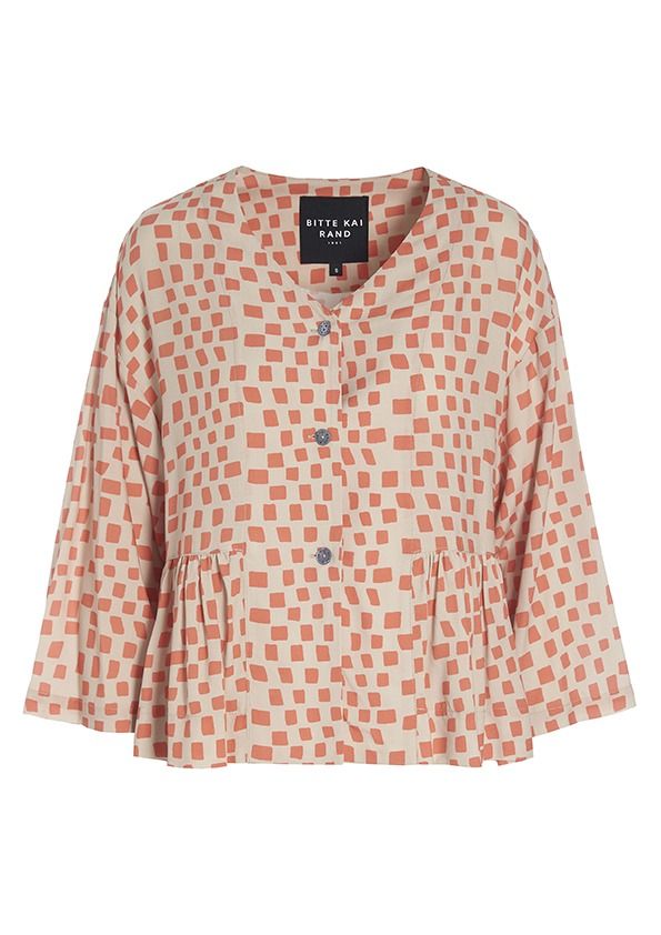 Colour dream & domino FSC blouse with buttons