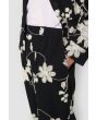 Embroidered flower pants