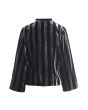 Velvet stripe jacket