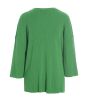 Wakasu wool blend asymetrical blouse