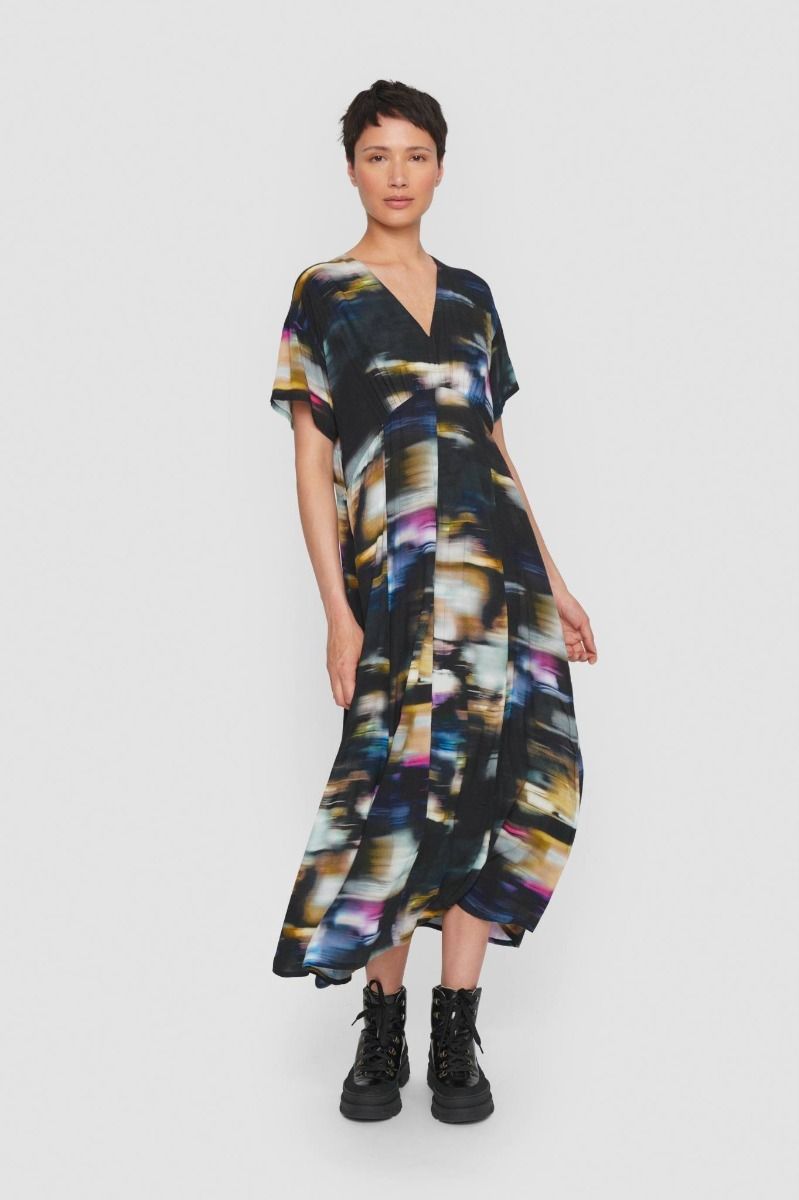 Illuminated city FSC klänning