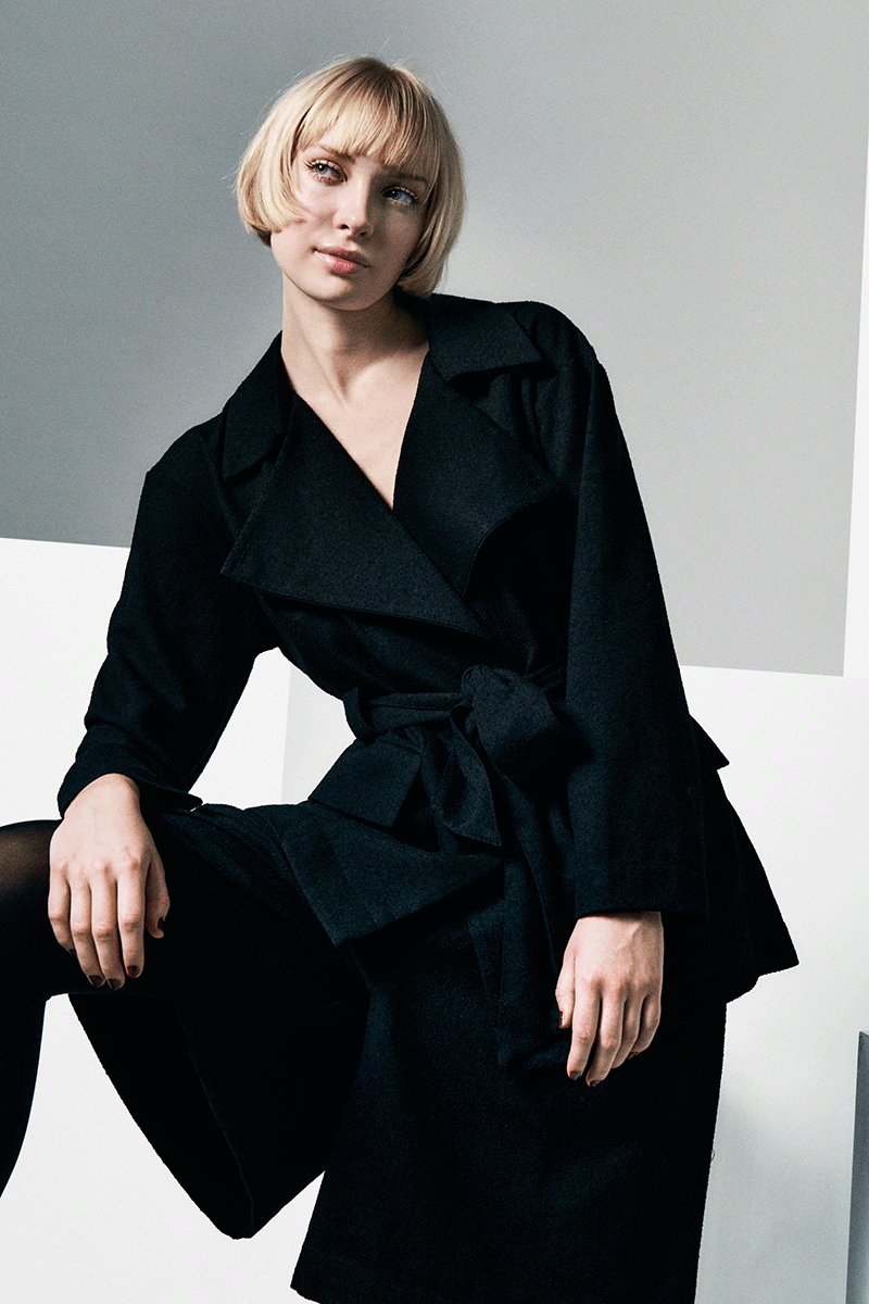 Bouclino Jacka med bälte