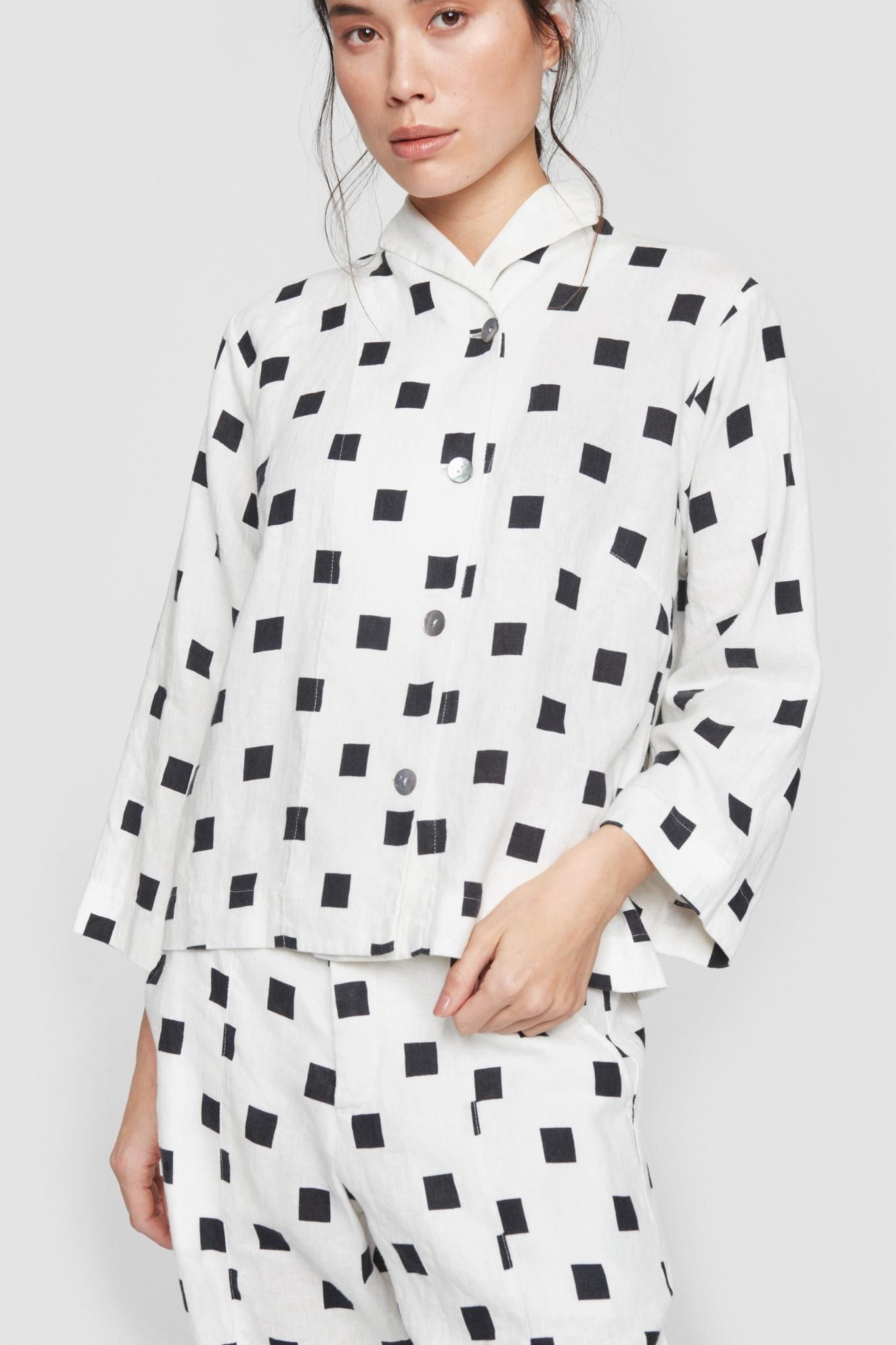 Checkpoint linen pants