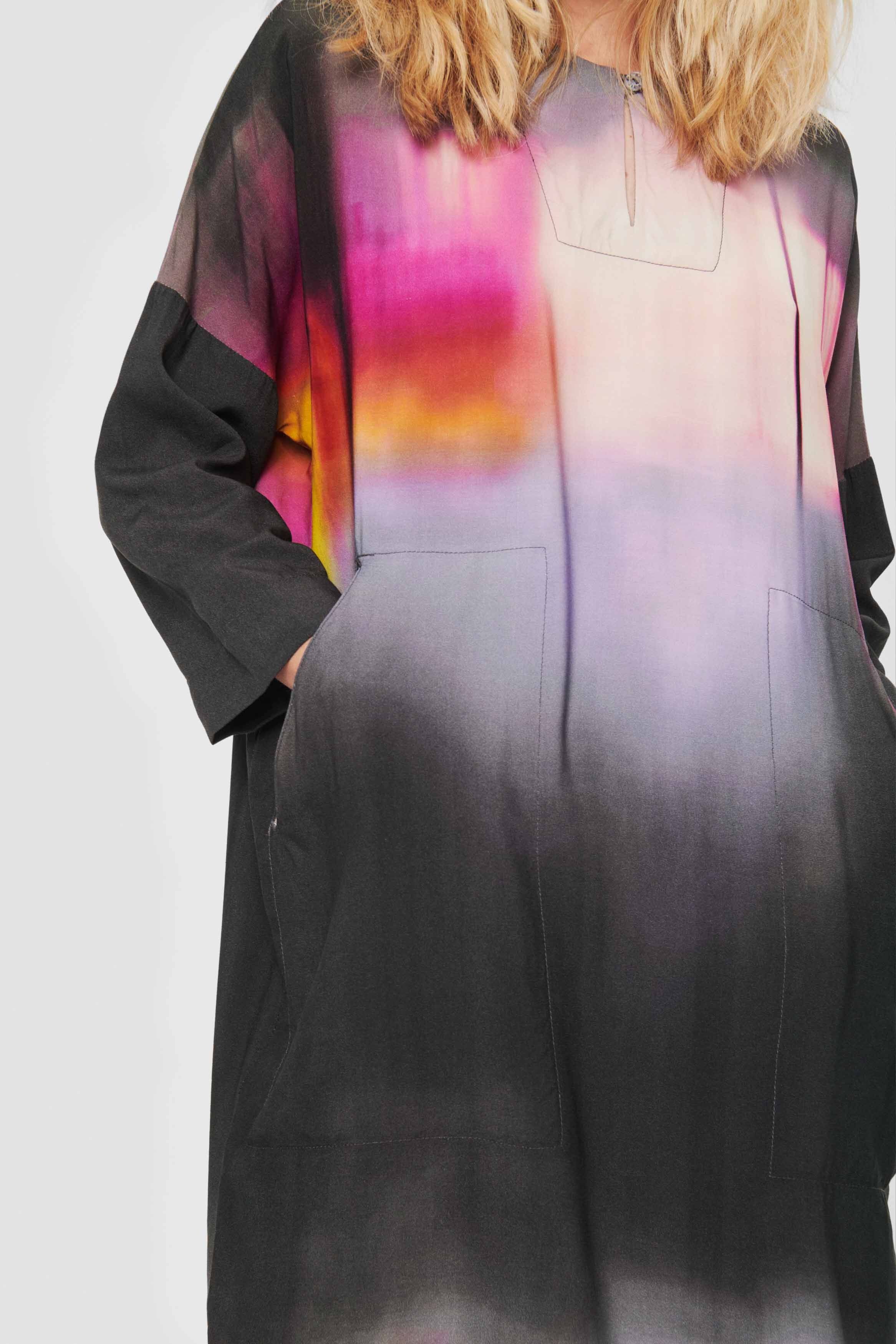 Water & light FSC wide dress