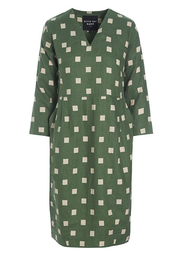 Checkpoint linen kjole