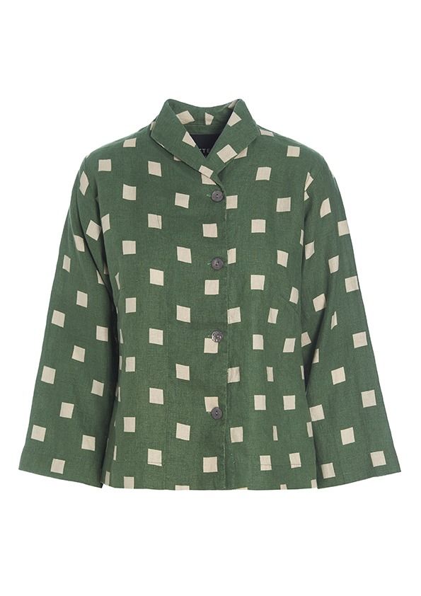 Checkpoint linen jakke