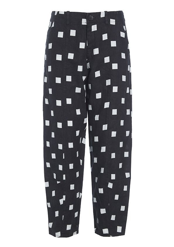 Checkpoint linen pants