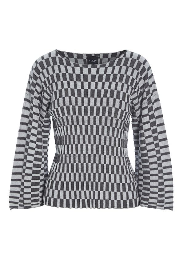 Floret Knit Bluse mit Boot-ausschnitt