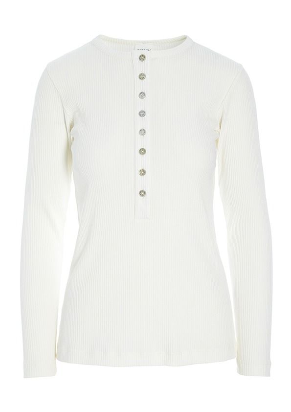 Globe rib långärm blus