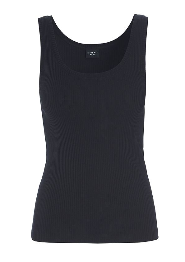 Globe rib tank top