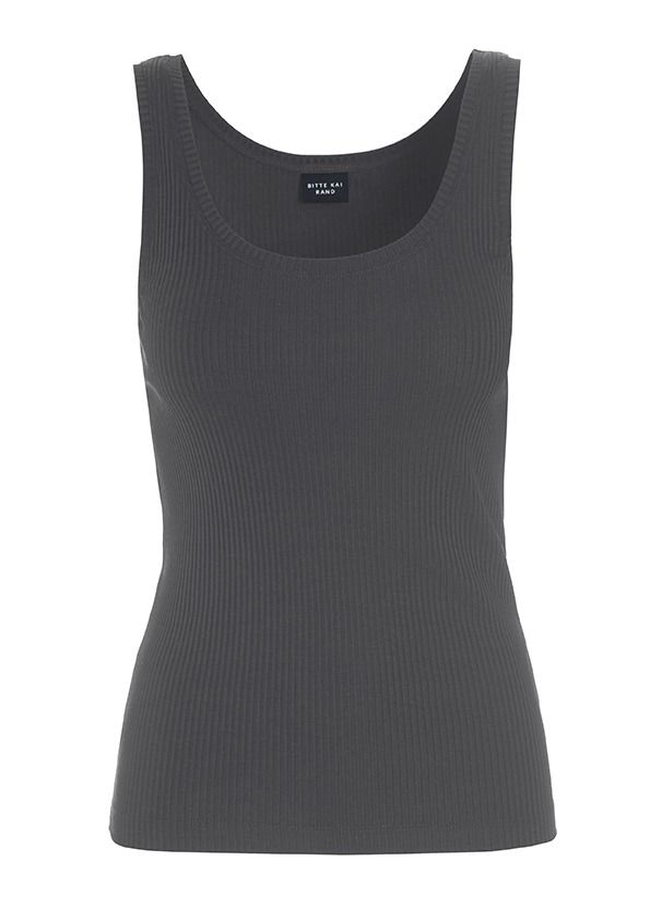 Globe rib tank top
