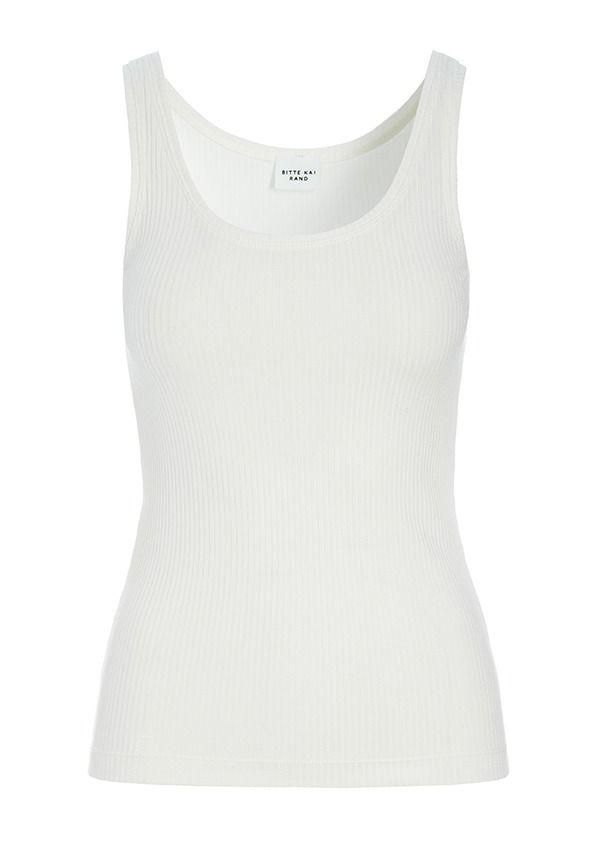 Globe rib tank top