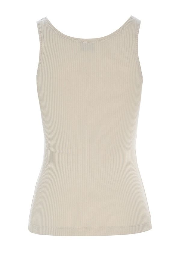 Globe rib tank top