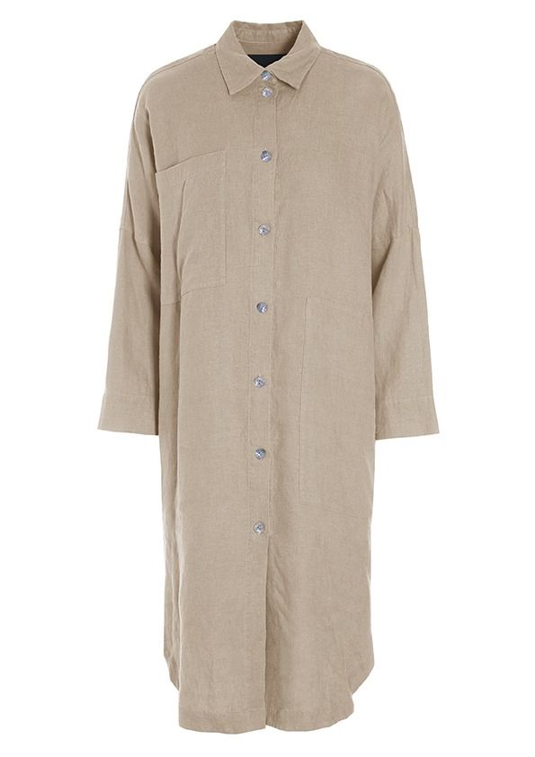 Lazy Linen Hemdkleid