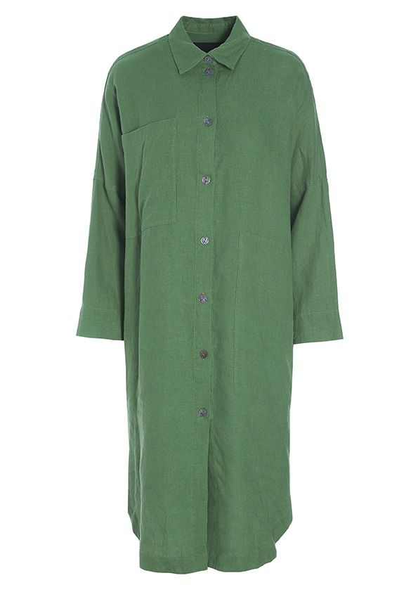 Lazy Linen Hemdkleid