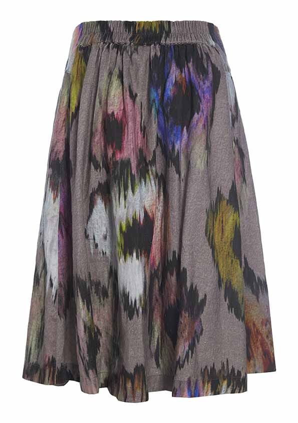 Rose splash skirt with elastic