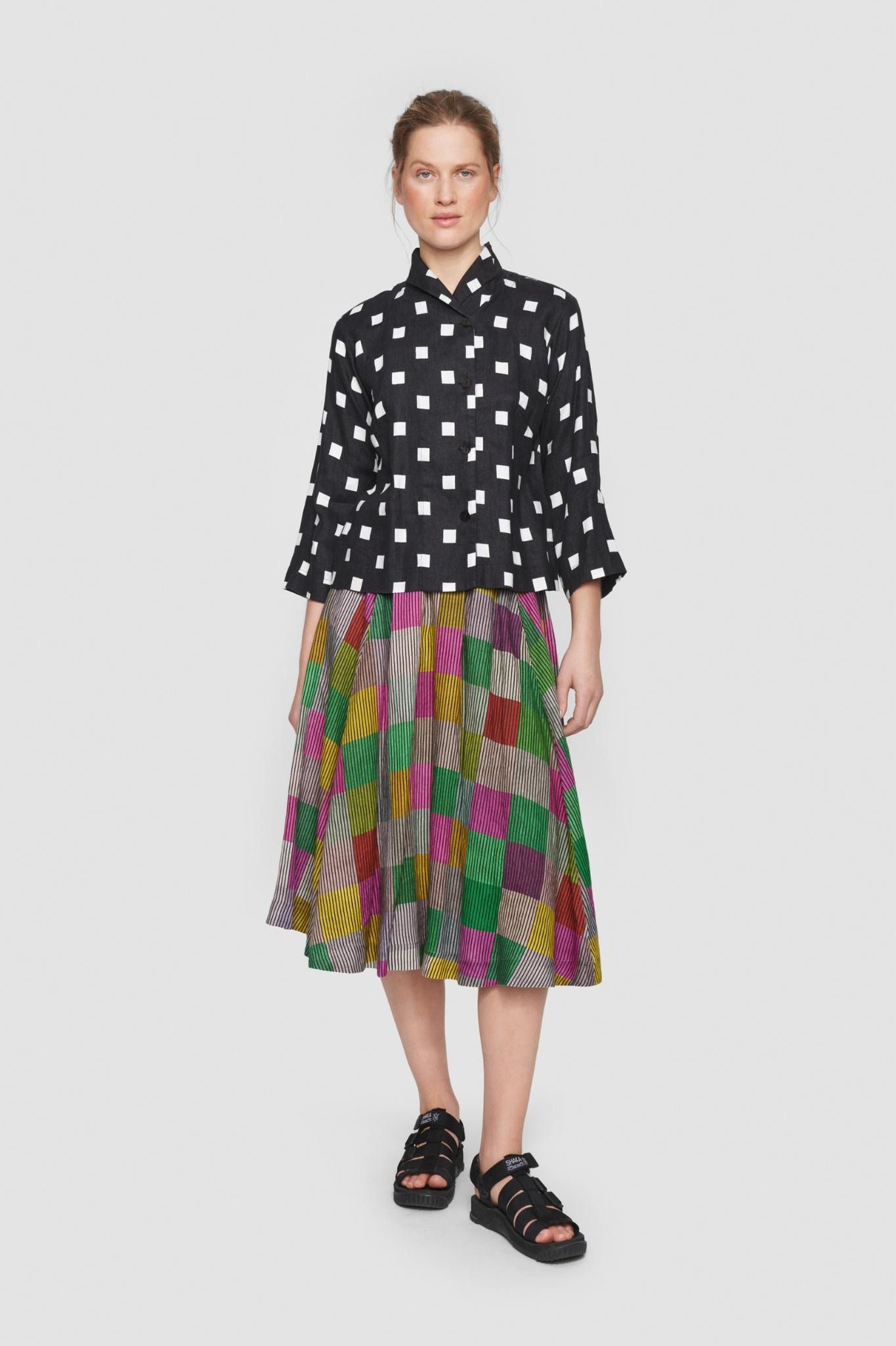 Checkpoint linen jakke