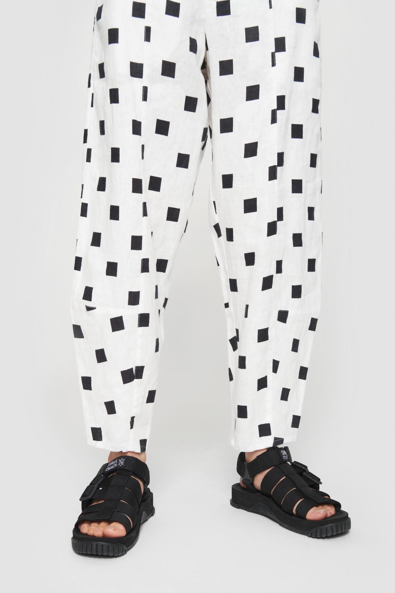 Checkpoint linen pants