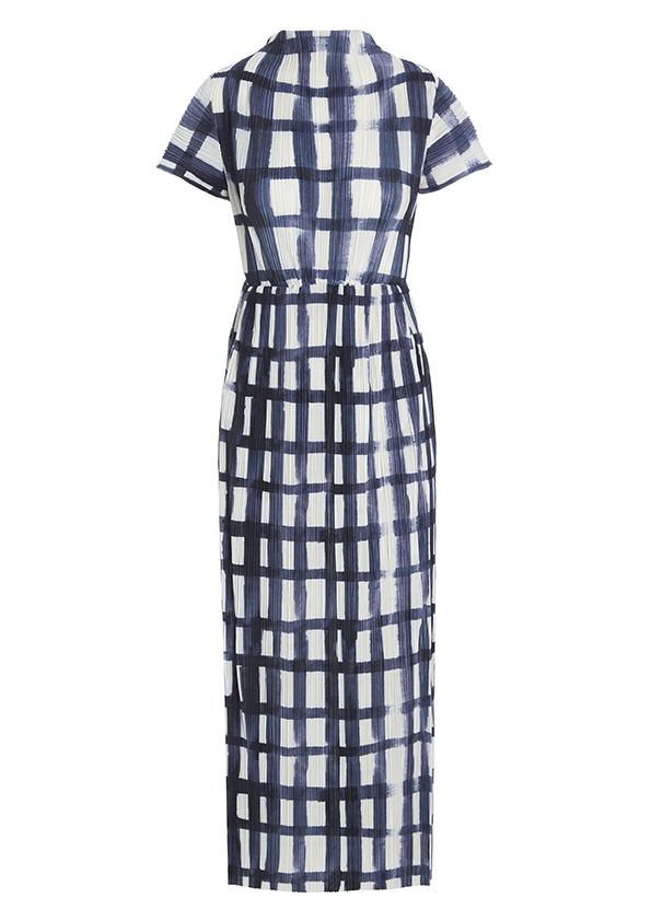 Watercolour check klänning