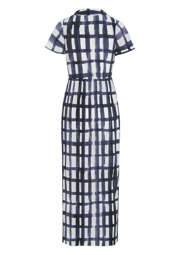 Watercolour check klänning