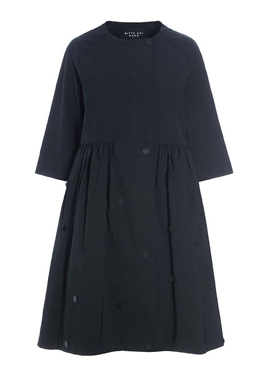 Fukkura poplin mantel kleid