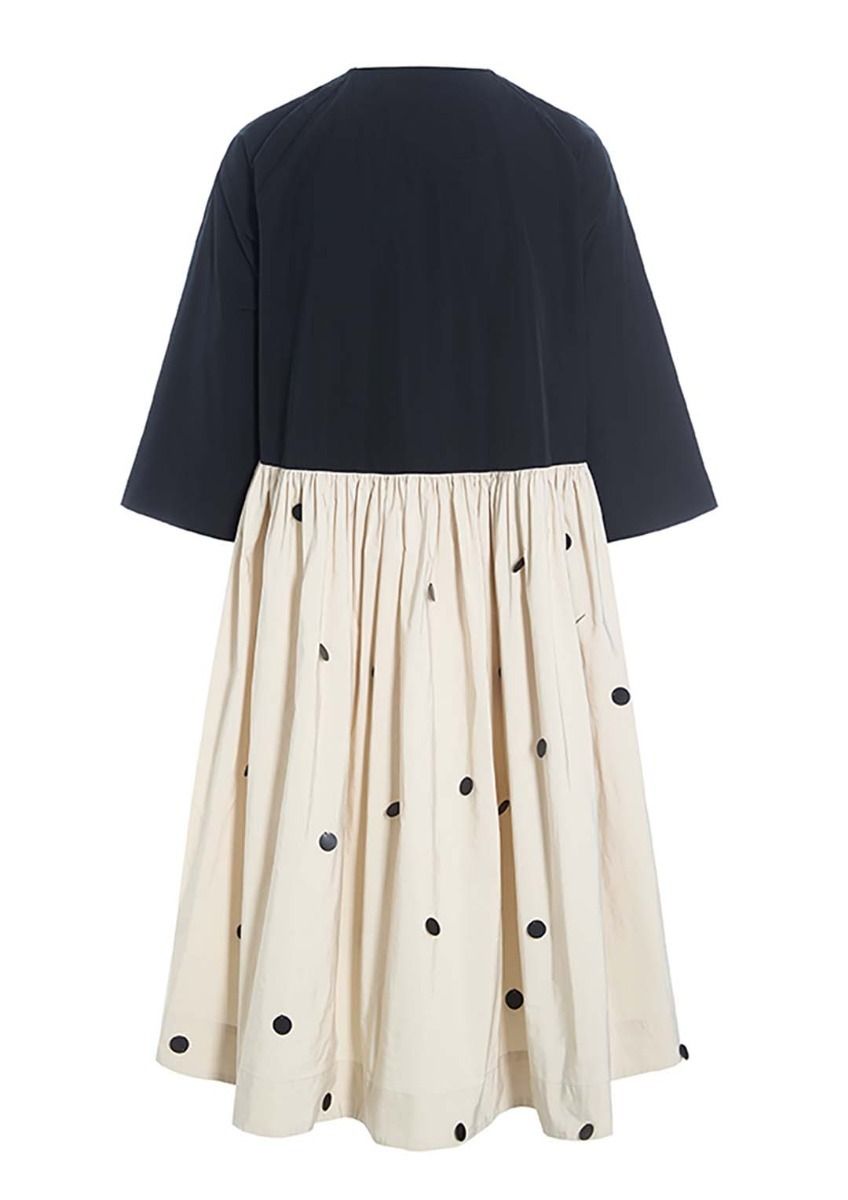 Fukkura poplin mantel kleid