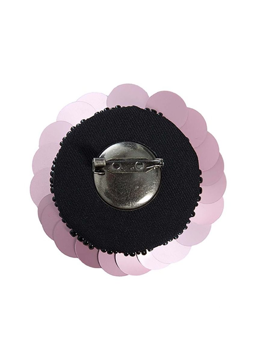Sequin flower brooch
