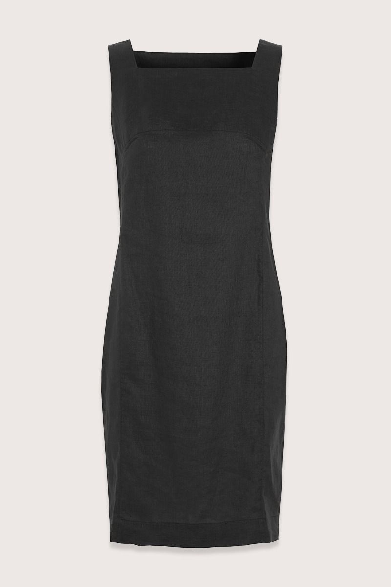 Airy linen kort kjole