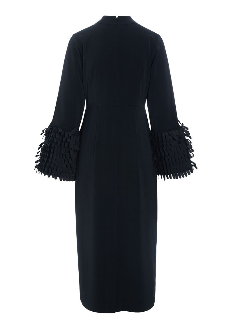 Sakura stretch klänning med volanger