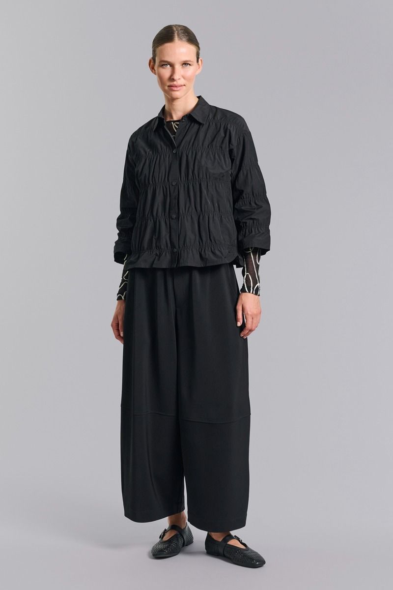 Fukkura poplin jacka med elastik