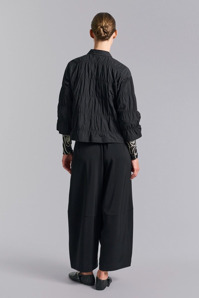 Fukkura poplin jacka med elastik