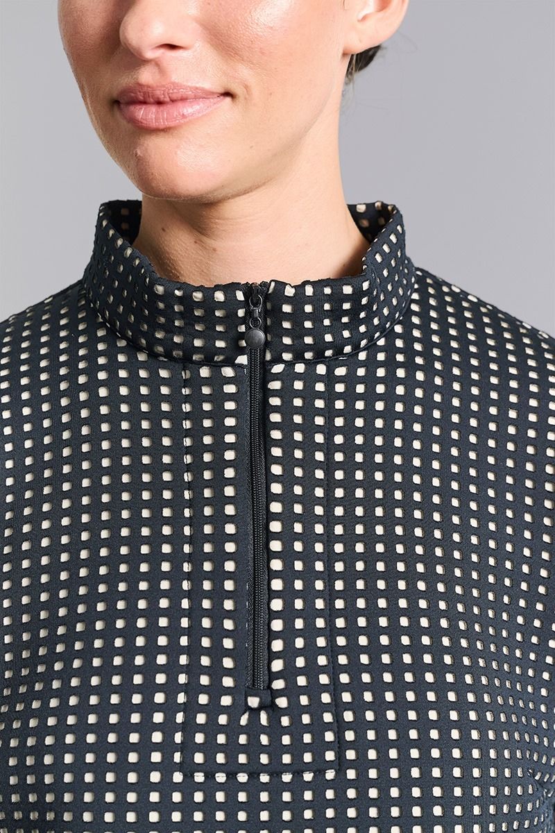 Scuba tiles anorak blus