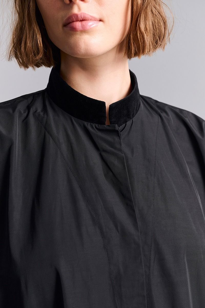 Fukkura poplin kappklänning