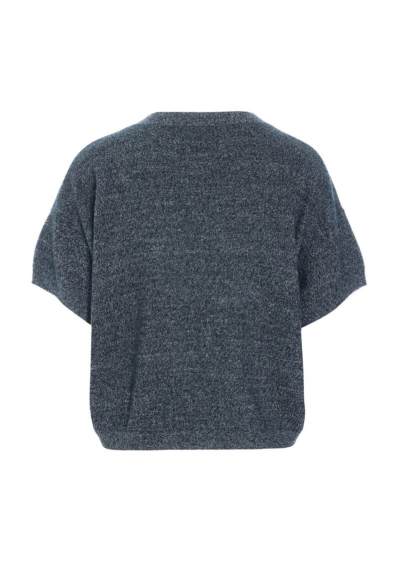 Cloud cashmere kortärm blus