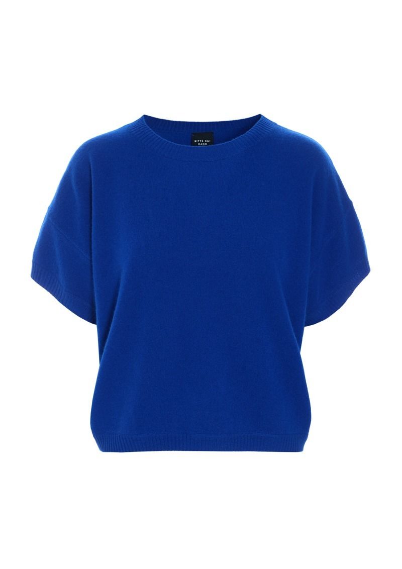 Cloud cashmere kortärm blus