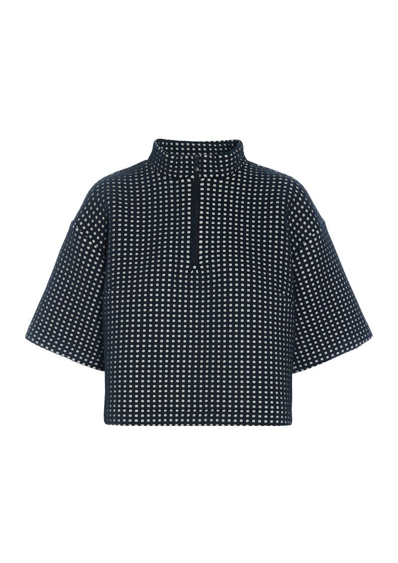 Scuba tiles anorak blus