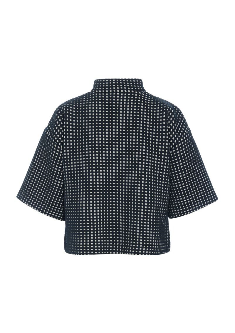 Scuba tiles anorak blus