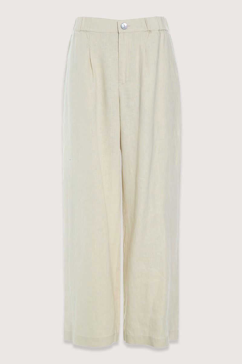 Lazy linen elastik bukser