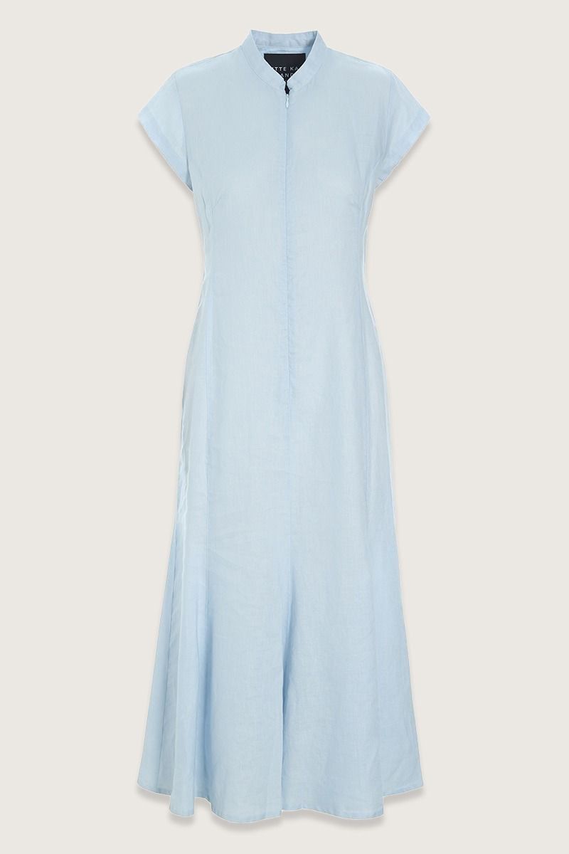 Airy linen klänning