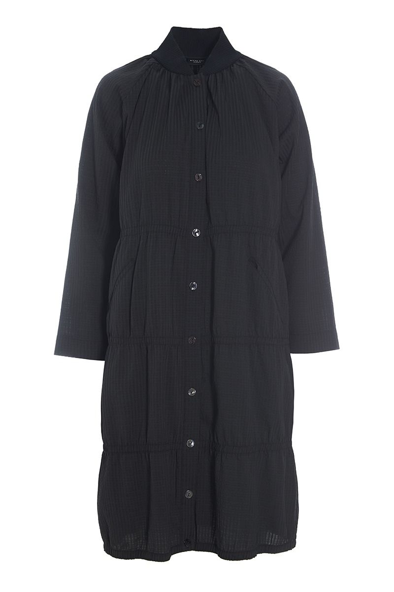 Seersucker klänning med resår