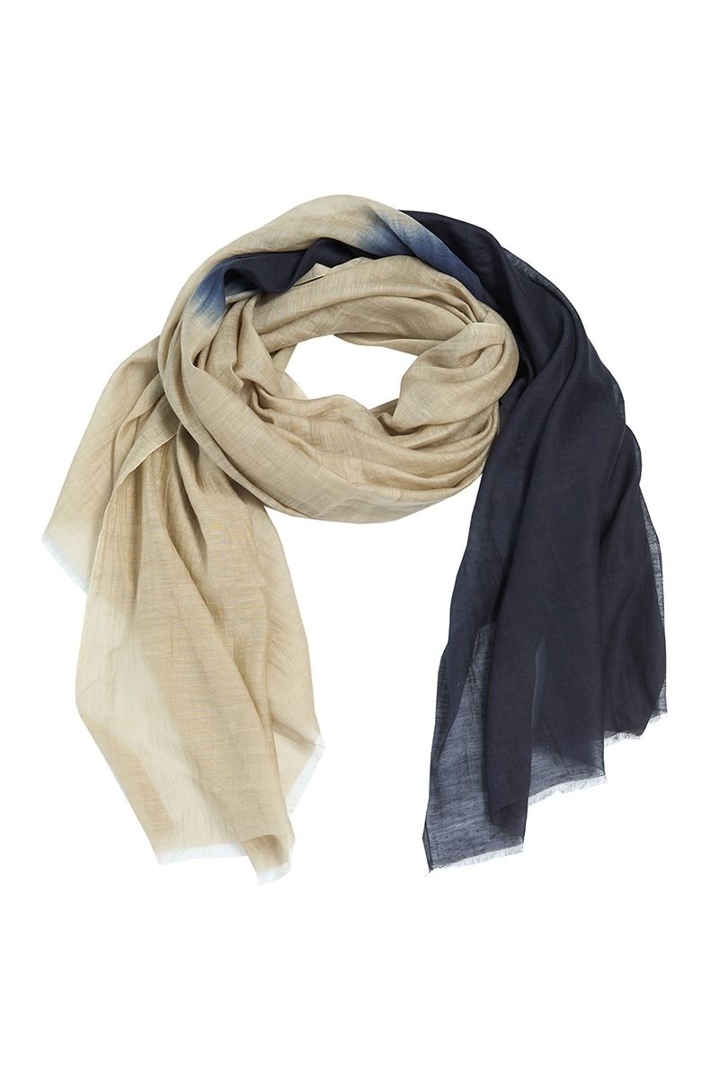 Dip dye scarf