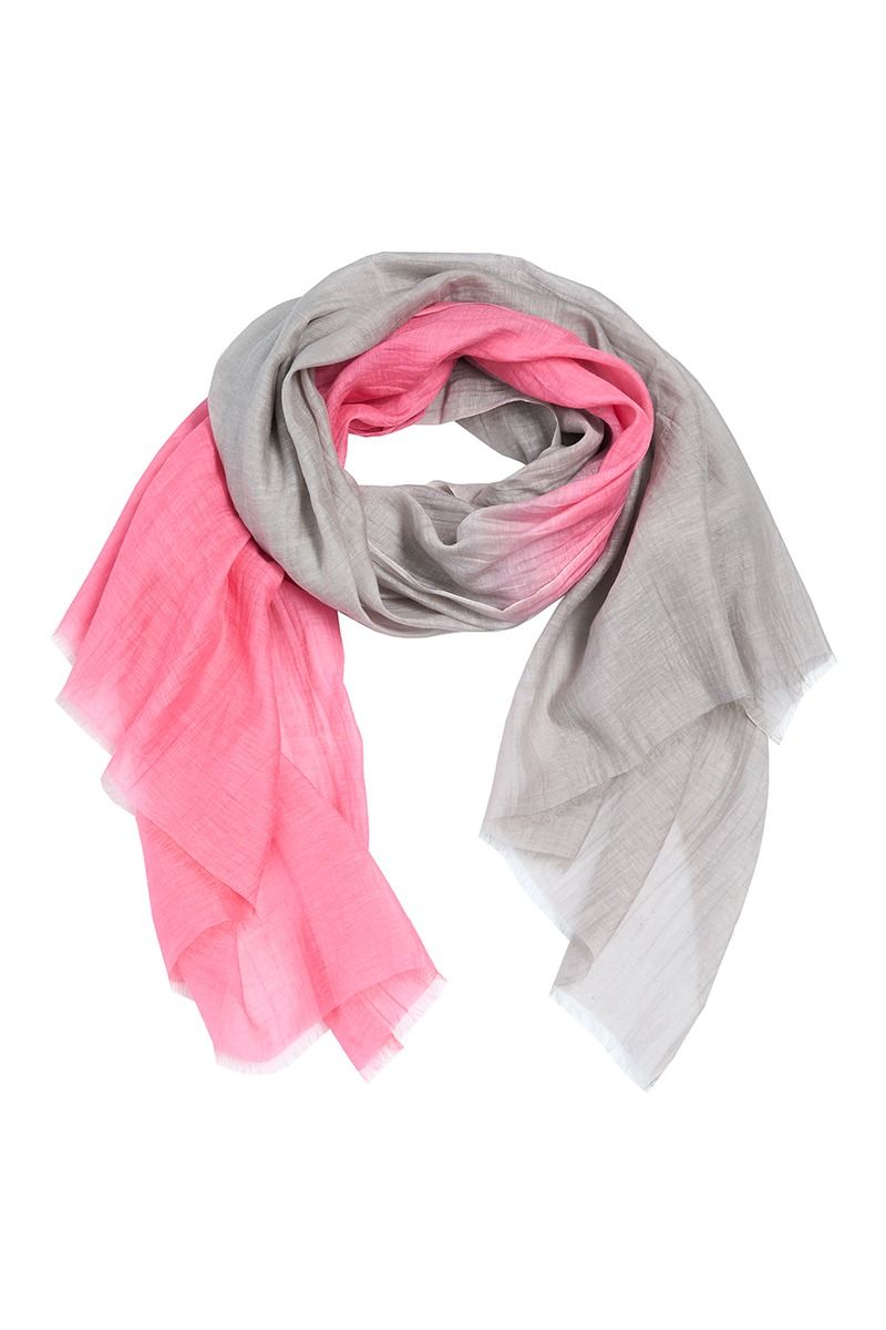 Dip dye scarf