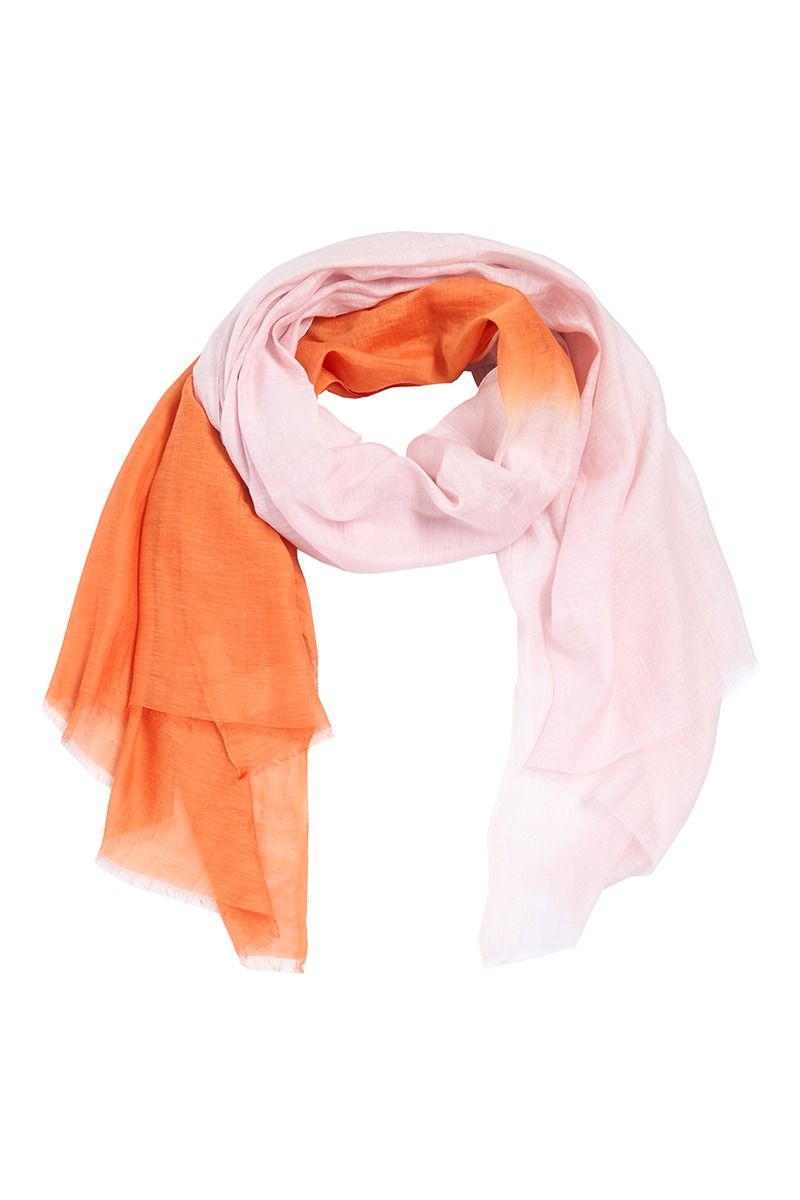 Dip dye scarf